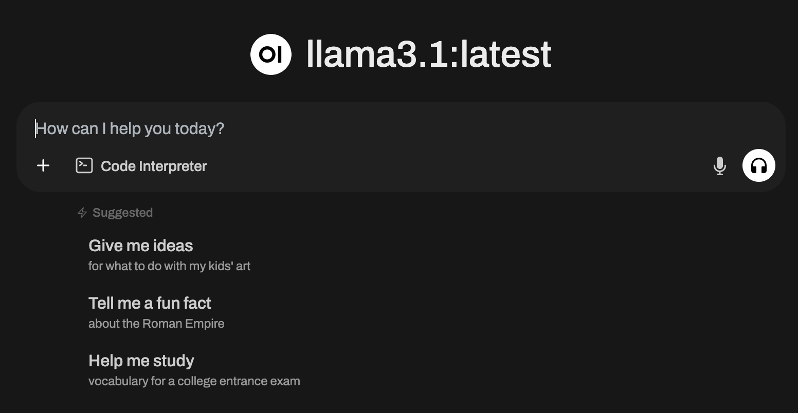 Ollama in my homelab